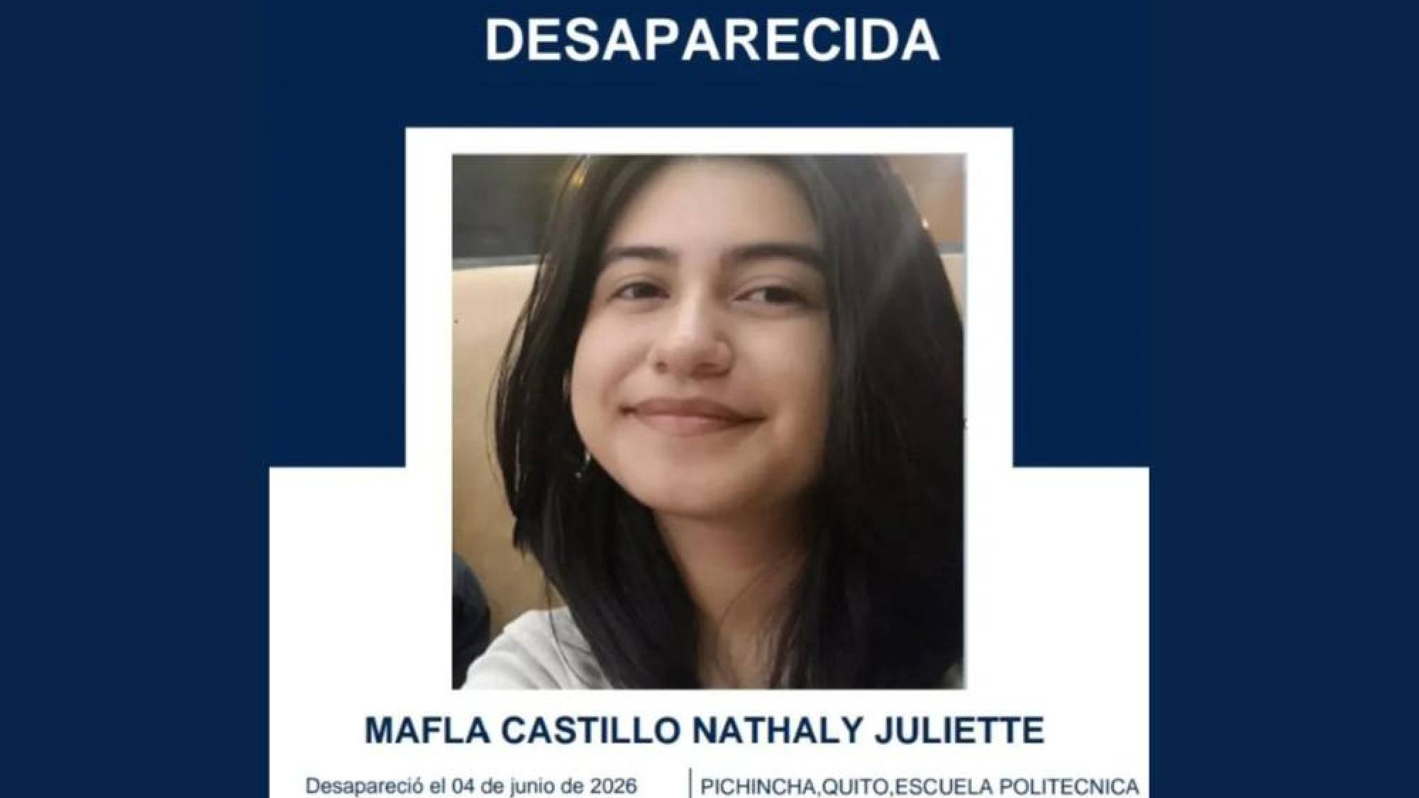 La estudiante Nathaly Mafla le encargó su celular a un amigo
