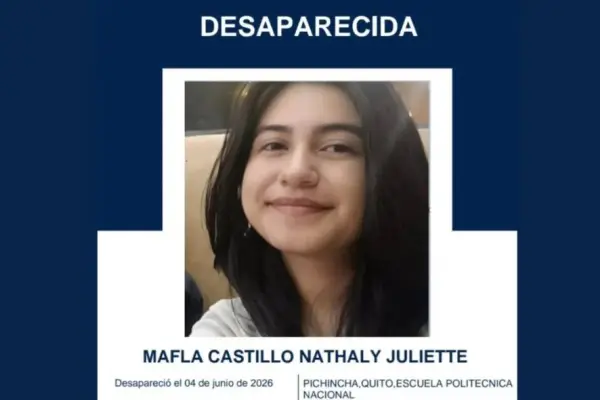 El paradero de Nathaly es desconocido desde el pasado jueves, 4 de junio de 2026. 