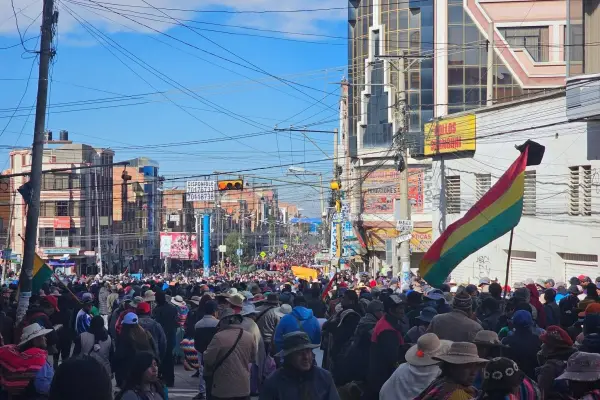 Las protestas en Bolivia ya suman 39 días.
