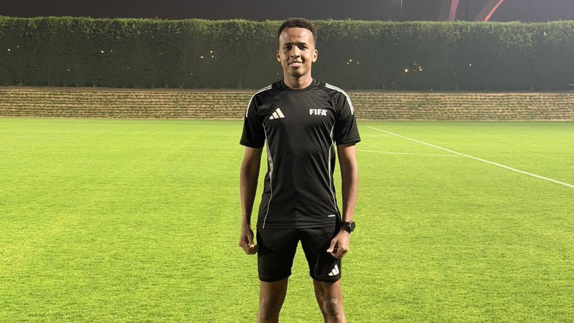 Árbitro somalí Omar Abdulkadir Artan, seleccionado para el M