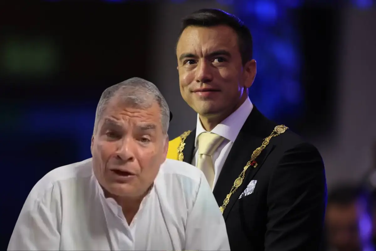 Daniel Noboa responde tras audio de Rafael Correa sobre el caso Porsche
