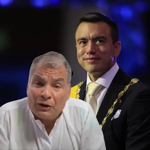 Presidente Daniel Noboa responde tras audio de Rafael Correa sobre el caso Porsche