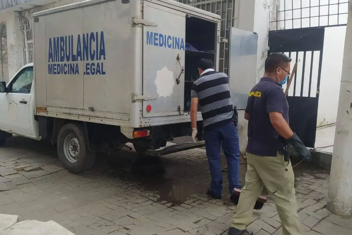 El cuerpo fue llevado a la morgue., Cortesía