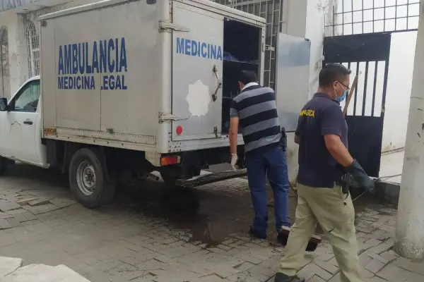 El cuerpo fue llevado a la morgue. ,Cortesía