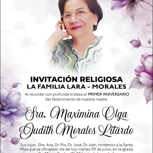 MISA MAXIMINA MORALES LITARDO