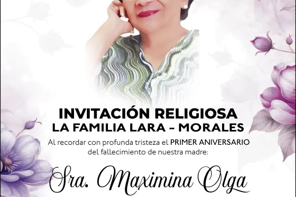 MISA MAXIMINA MORALES LITARDO