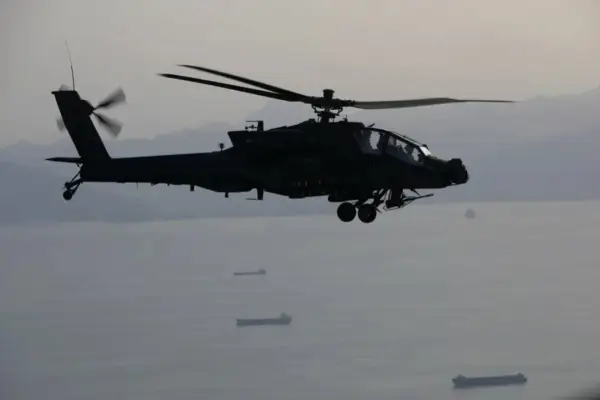 Imagen referencial que muestra un helicóptero del Ejército de Estados Unidos. 