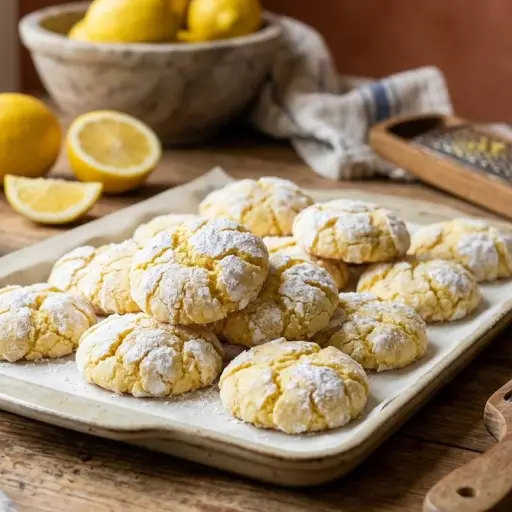 El secreto para lograr el efecto craquelado perfecto en tus galletas de limón