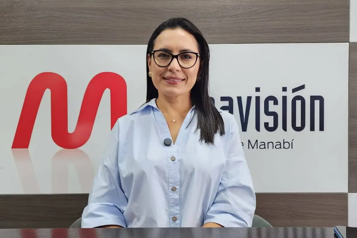 La alcaldesa de Bolívar, Ledy Laura Muñoz, durante su visita a Medios  Ediasa. 