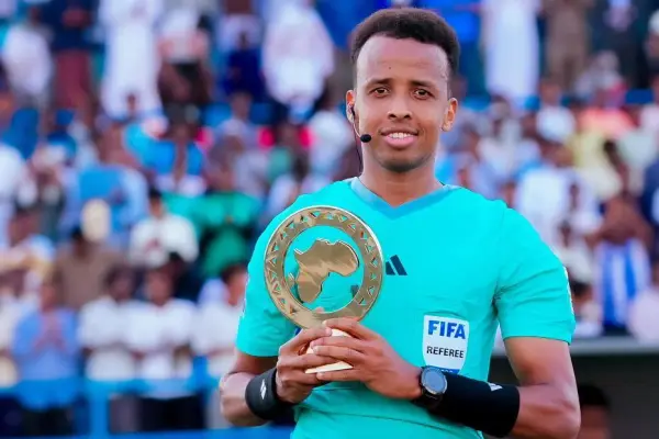 El árbitro regresará a Somalia este miércoles, informó. ,IG: Omar Artan.