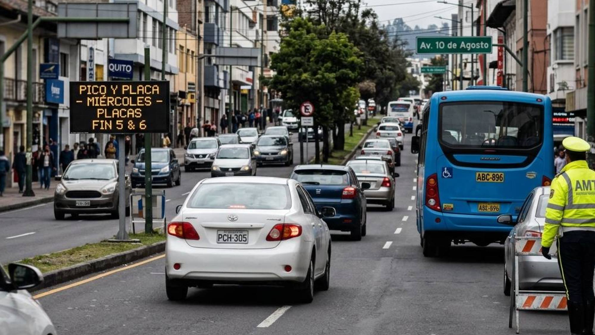 Pico y Placa en Quito: vehículos con placas 5 y 6 no podrán 