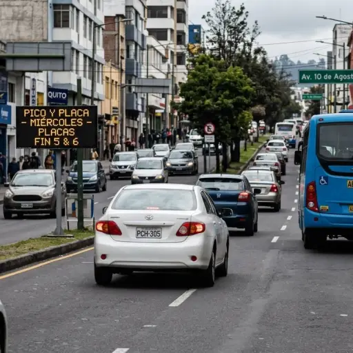 Pico y Placa en Quito: vehículos con placas 5 y 6 no podrán circular este 10 de junio