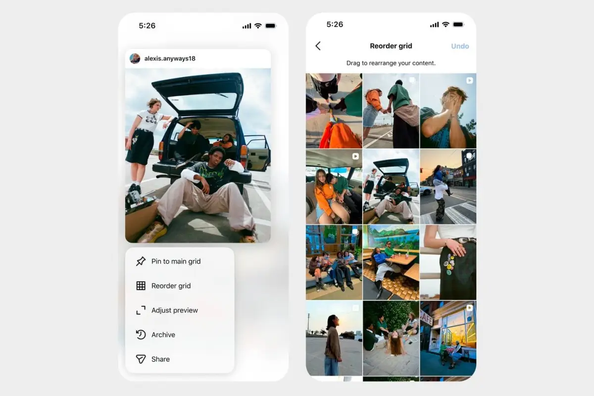 Instagram reorganizar feed destacar contenido