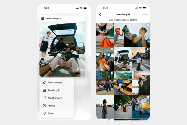 Instagram reorganizar feed destacar contenido