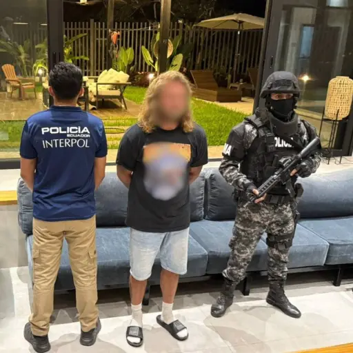 Policía captura a ciudadano polaco requerido por INTERPOL por presuntos vínculos con narcotráfico internacional