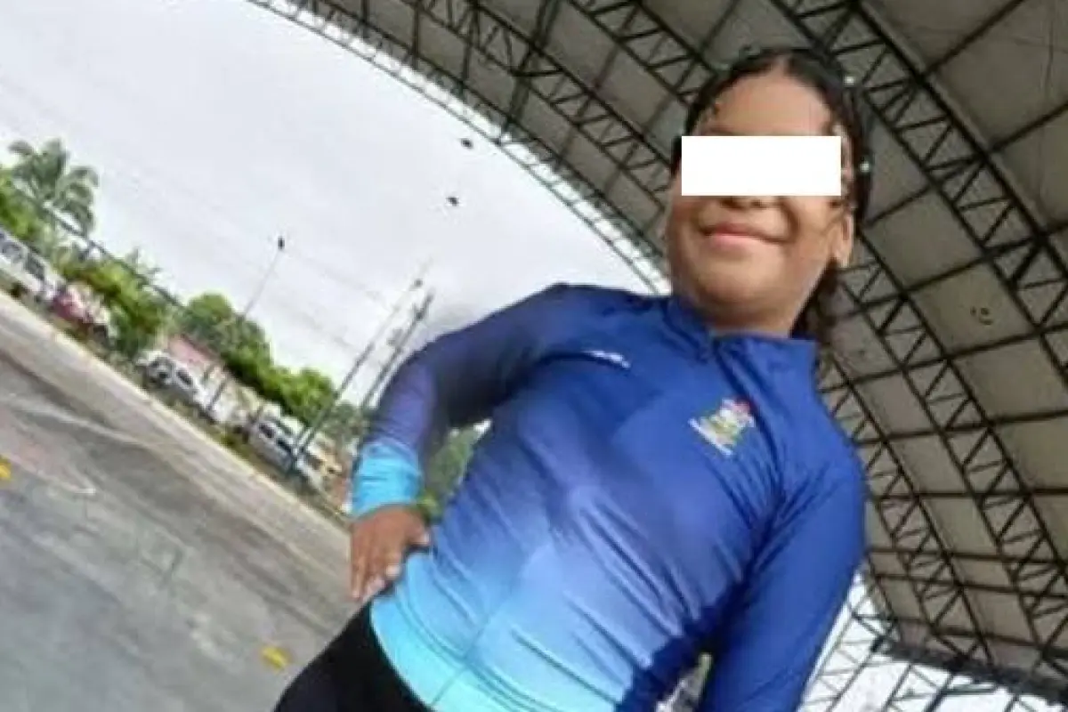 La menor es una víctima colateral del ataque., Cortesía