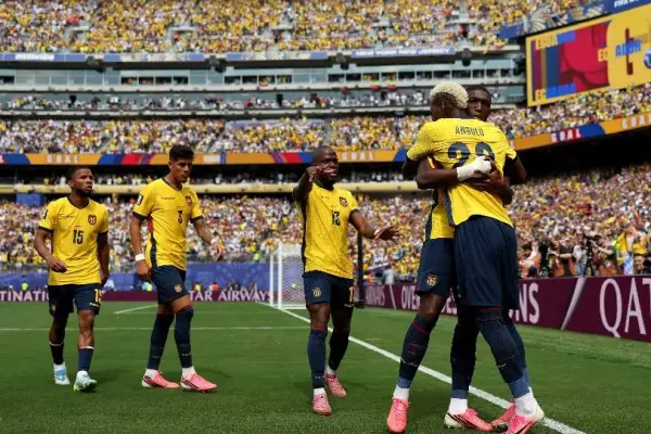 En la fase de grupos, Ecuador logró cuatro puntos producto de un empate y un triunfo ante Alemania. ,Foto: Agencias