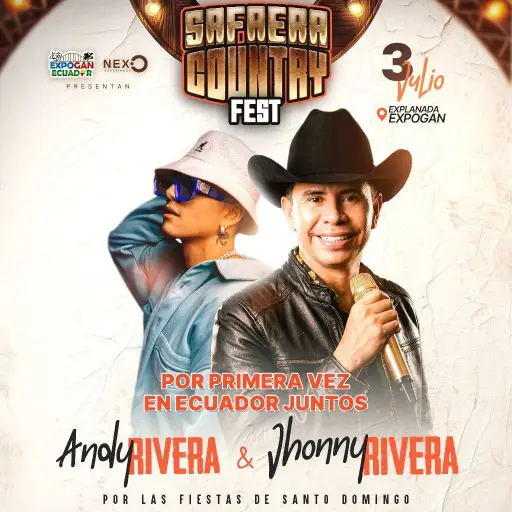Andy Rivera y Johnny Rivera llegan a Santo Domingo con Safaera 