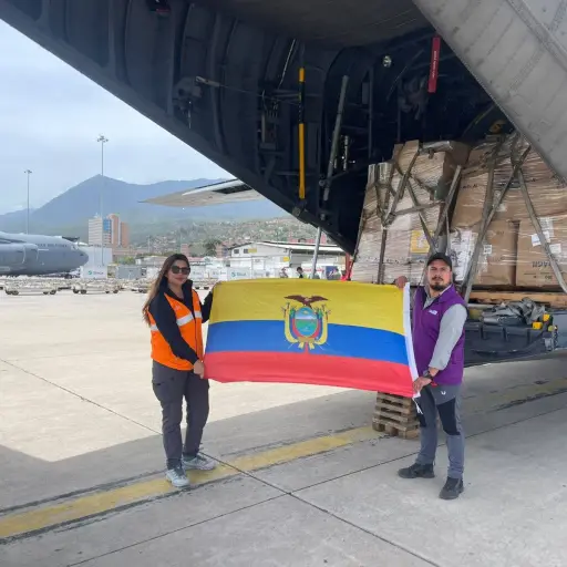 Ecuador despliega ayuda humanitaria de emergencia hacia Venezuela tras sismos