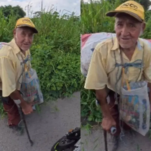 La historia del adulto mayor que conmovió a Willy EC durante un viaje por Santo Domingo