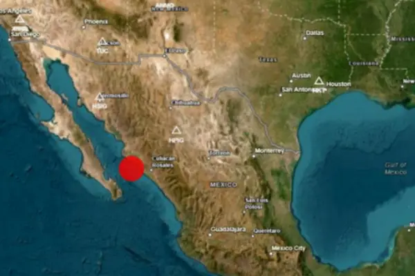 México registra dos sismos: el principal fue de magnitud 6.1 frente a Sinaloa.