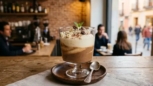 El secreto para lograr un mousse de café y chocolate blanco con textura perfecta