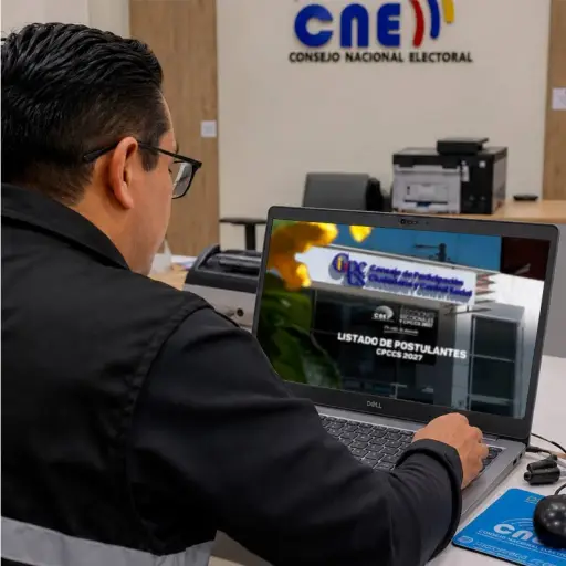 CNE publica lista de 309 postulantes para el CPCCS 2027