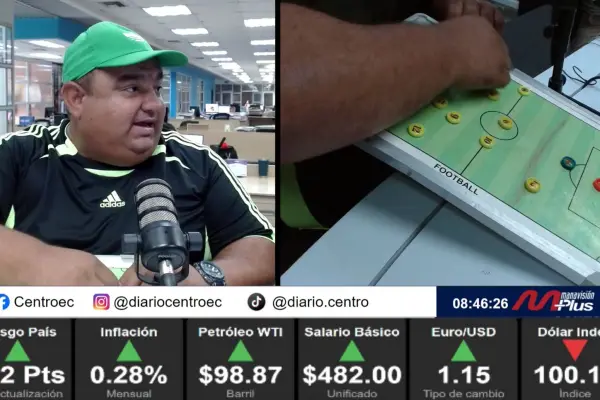 Delgado estuvo en el set de Manavisión Plus analizando lo que propondría Ecuador ante México. ,Captura de video.