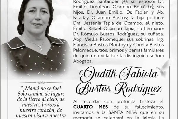 MISA JUDITH FABIOLA BUSTOS RODRIGUEZ ,Medios Ediasa