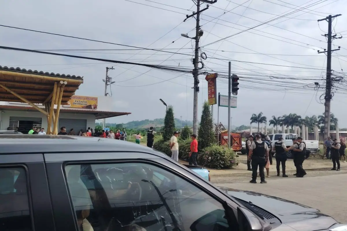 ataque armado en Chone