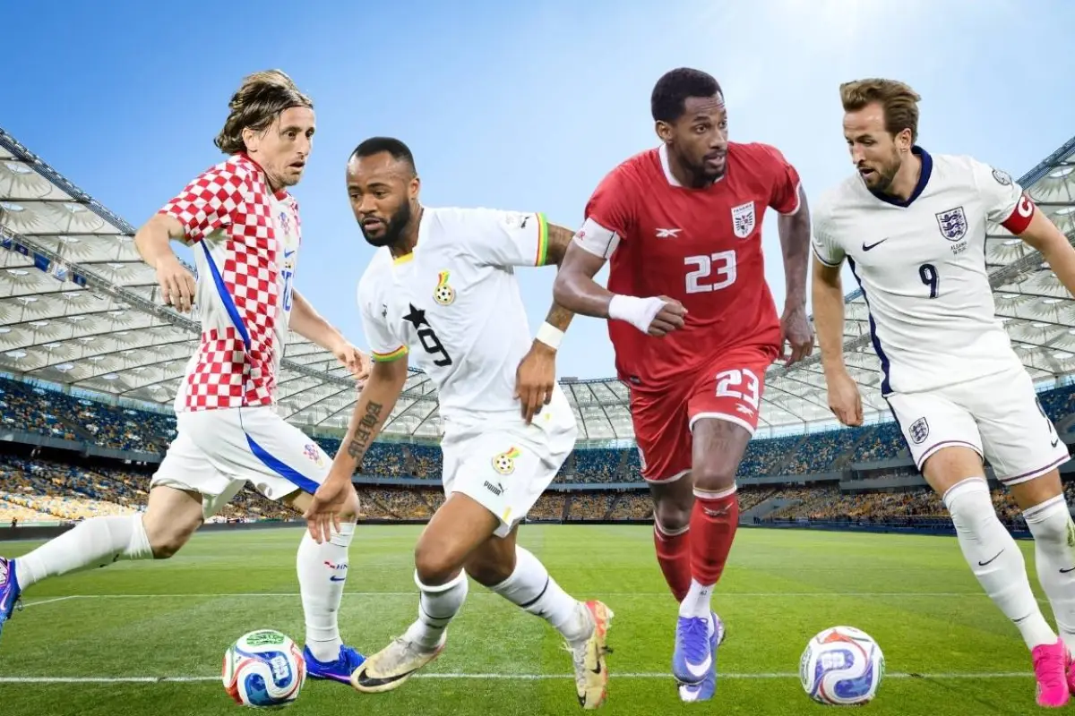 Croacia se mide a Ghana y Panamá a Inglaterra a las 16h00