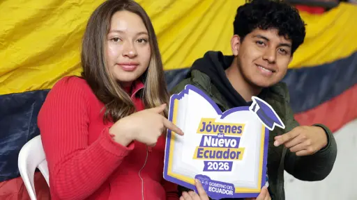 Becas Jóvenes del Nuevo Ecuador: postula hasta esta fecha y recibe 828 dólares de ayuda económica