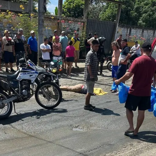 Violencia en Santa Ana: Registran muerte violenta de un repartidor en plena vía pública