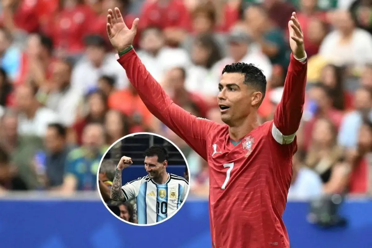 Cristiano Ronaldo evitó referirse a Lionel Messi