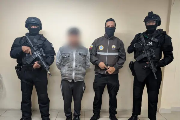 El hombre fue detenido en Cayambe. ,Cortesía