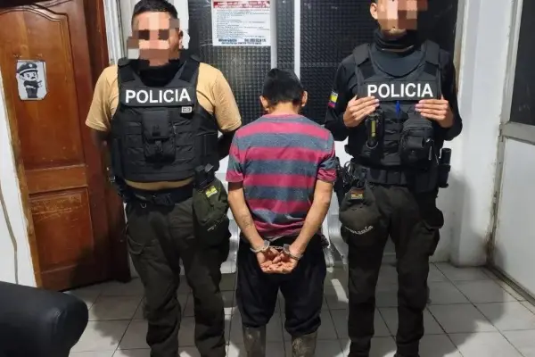El hombre fue trasladado a la cárcel de Santo Domingo. ,Cortesía