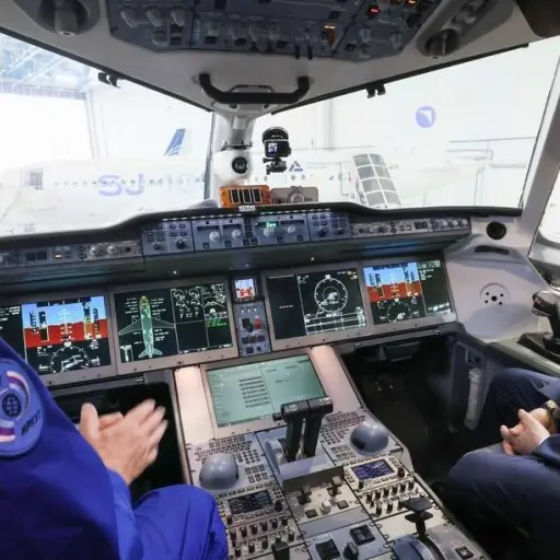 Putin inspeccionó aviones de pasajeros de producción 100% rusa con componentes nacionales