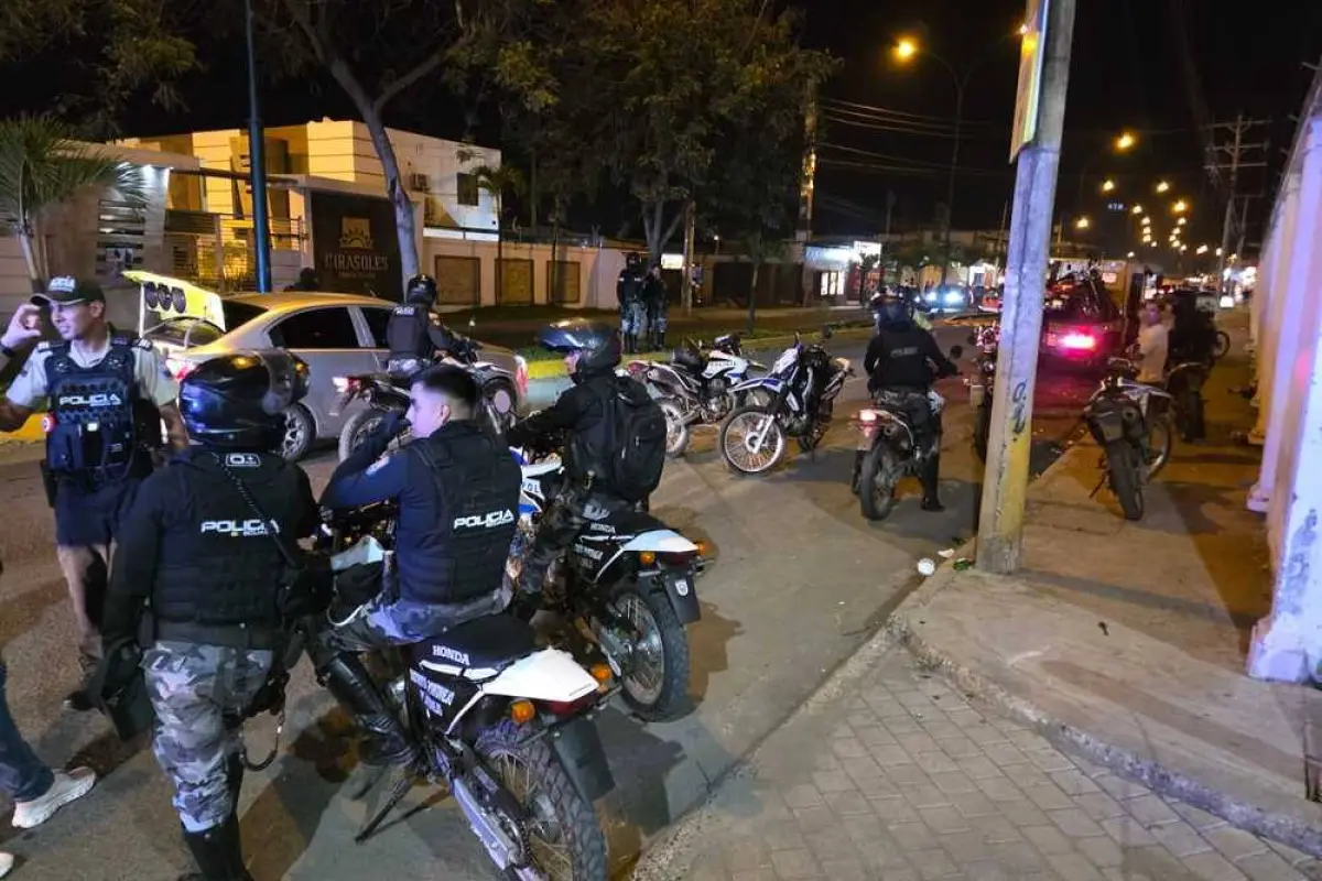 Los operativos policiales en Portoviejo se intensifican los jueves, viernes y sábado.