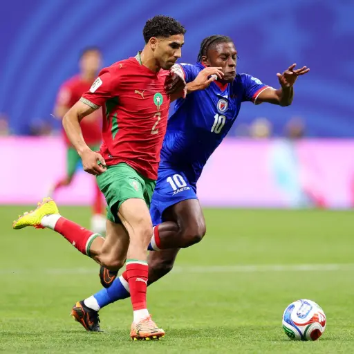 Marruecos derrota 4-2 a Haití y clasifica a los dieciseisavos de final como segundo del Grupo C
