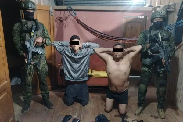 Dos personas fueron detenidas en El Carmen durante una operación militar. ,FF. AA.