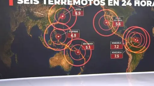 Serie de terremotos en el Cinturón de Fuego del Pacífico activa alertas en varios países
