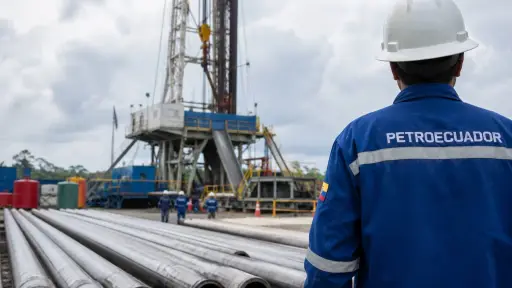 Ecuador incrementa su producción petrolera con la incorporación de 35.004 barriles durante el primer semestre de 2026 