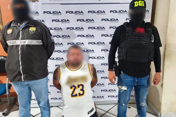 El sospechoso capturado fue puesto a órdenes de las autoridades judiciales. ,Policía Nacional