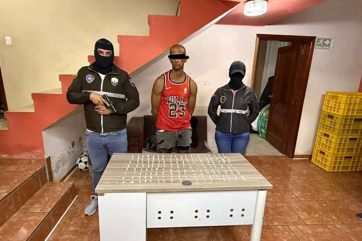 El hombre fue capturado en Santo Domingo., Cortesía