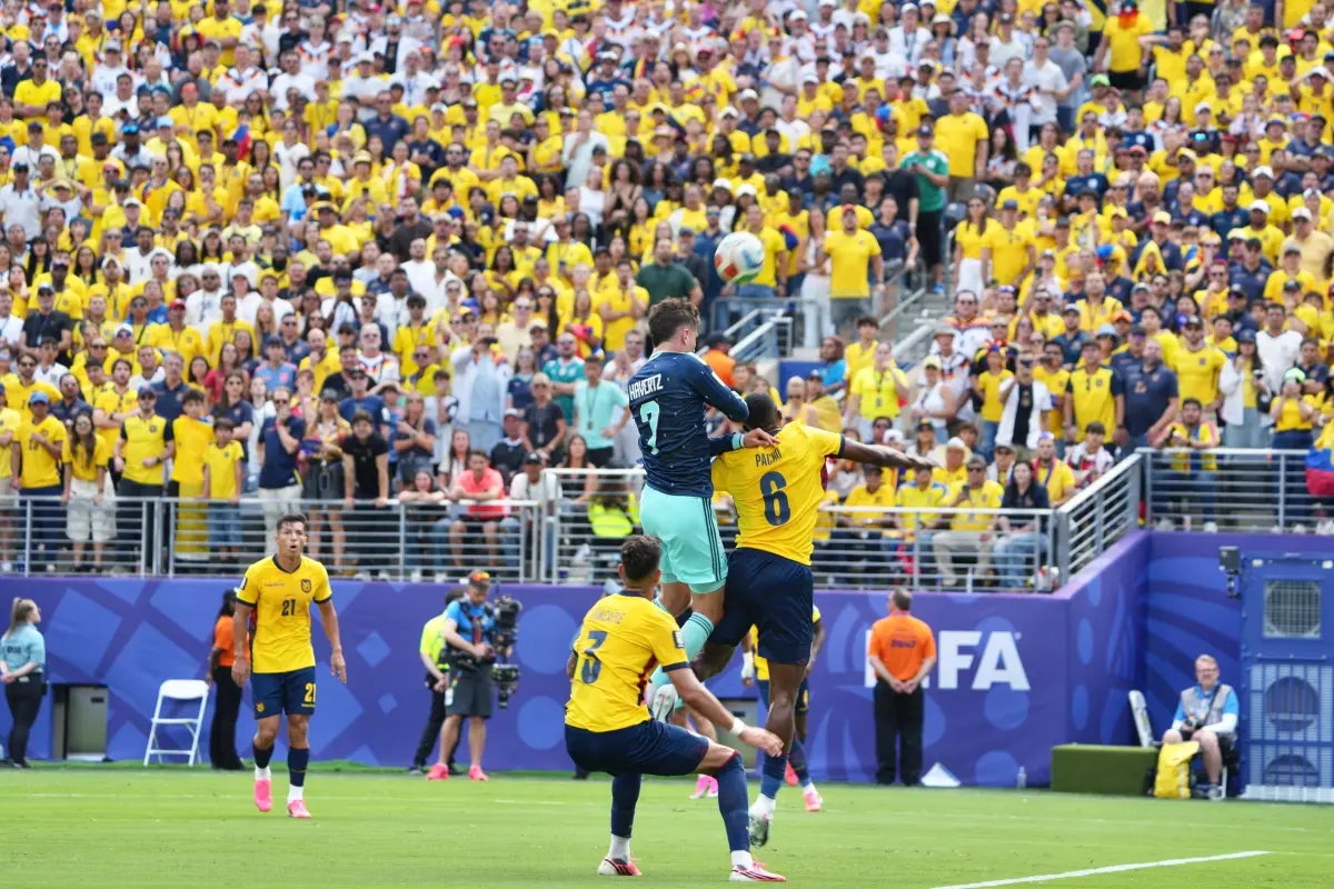 Nilson Angulo marcó el primer gol de Ecuador en el Mundial 2026., Foto: Williams Paladines / El Diario
