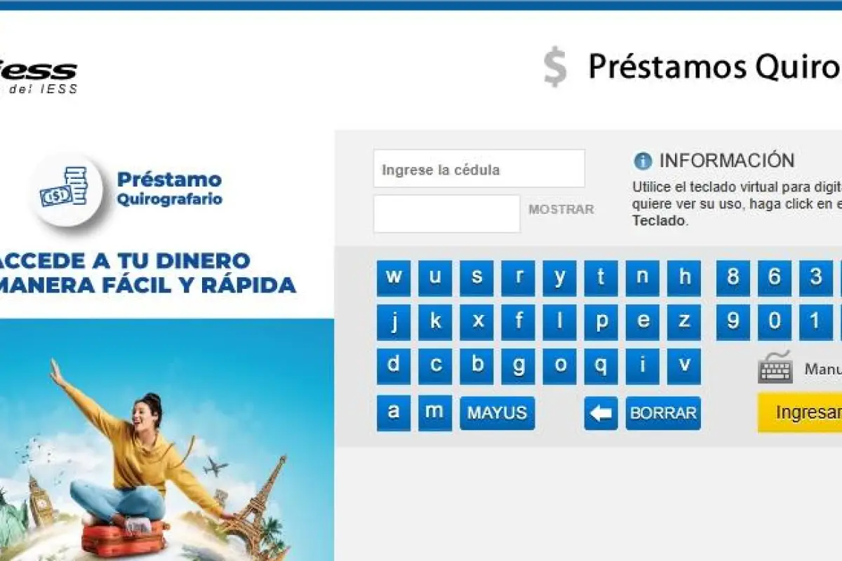 prestamos quirografarios BIESS requisitos 2026