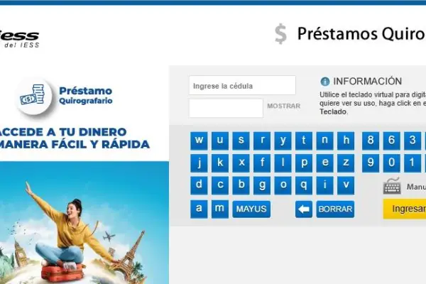 prestamos quirografarios BIESS requisitos 2026
