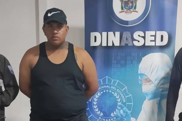 Jimmy Johel G. A., de 19 años, alias ‘Capibara’ posee antecedentes penales por su relación con las drogas. ,Foto: Policía Nacional