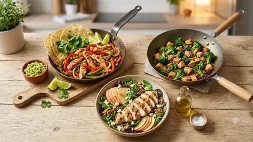 ¿Poco tiempo para cocinar?: Descubre tres recetas rápidas con pollo que resolverán tu noche
