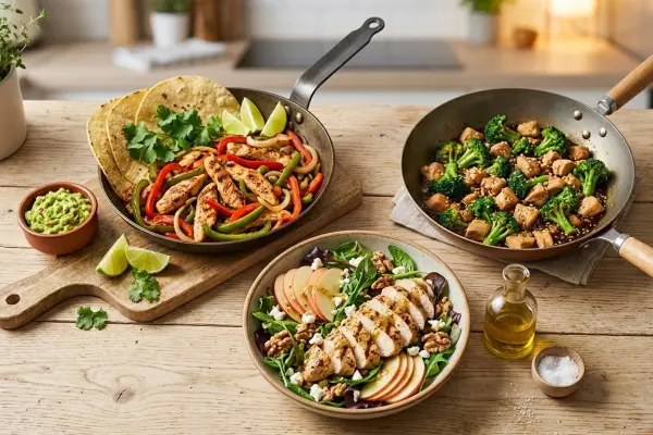 El pollo es una proteína versátil que permite elaborar diversos platos.
